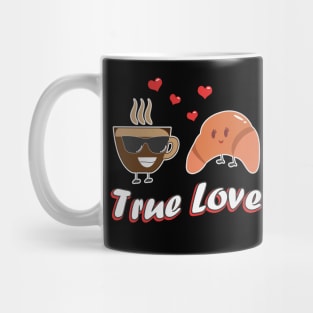 Croissant and coffee love Mug